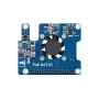 Power Over Ethernet HAT For Raspberry Pi 5 / CM 5 POE High Power Onboard Cooling Fan With Metal Heatsink Supports 802.3af/at Network Standard