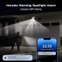 Hiseeu PK-4YHD685 5MP WiFi IP Camera with AI Human Tracking Two-Way Audio Spotlight Alarm 300° Pan 90° Tilt Weatherproof IP65 PoE Suitable for Indoor and Outdoor Surveillance EU Plug