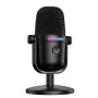 ONIKUMA M830 Wired Gaming Microphone RGB Computer Gamer Mic Noise Cancelling HiFi Monitor Cardioid Audio Pickup USB Wired E-sports Microphones for Live Streaming Recording