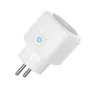 EWELINK Zigbee3.0 Smart EU Plug 16A 20A Energy Monitoring Timer Function App Control Smart Home Automation Voice Control with Alexa Google Assistant AC 100-240V