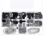 620pcs Dupont Connector 2.54mm Dupont Cable Jumper Wire Pin Header Housing Kit Male Crimp Pins+Female Pin Terminal Connector