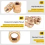 Brass Heat Set Insert Nut M2 M2.5 M3 M4 M5 M6 Nutinsert Thread Knurled Embedment Screw Nuts 3D Printing Assortment Kit