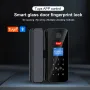 B13 Tuya Smart Fingerprint Door Lock Biometric Double Hook Bluetooth Wifi IC Card App Control 100 Fingerprint Capacity LED Display Remote Access