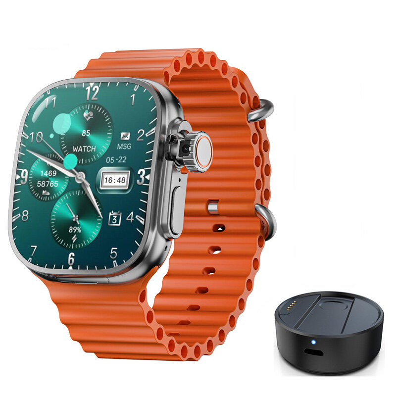 Orange+Wireless Charger