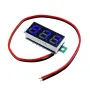 5pcs 0.28 Inch Two-wire 2.5-30V Digital Blue Display DC Voltmeter Adjustable Voltage Meter