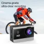 WiFi 480p Sportcamera 30FPS Anti-shake 2\ Scherm 30m Waterdichte Action Camera met 170¡ã Groothoek en 1050mAh Batterij voor Buiten- en Onderwateravonturen