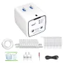 Tuya WIFI Smart Garden Intelligent Watering Device 20 Pots Double Pump Timed Automatic Drip Irrigation System Remote APP Controller for Garden Terrace