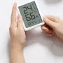 Miaomiaoce MHO-C701 Termometro igrometro con display digitale LCD da 3,5 pollici e sensore di umidità e temperatura Bluetooth