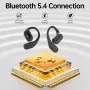 Weofly TouchFits 1.83inch LED Touch Screen Earbuds Wireless bluetooth 5.4 Earphone 15mm Dynamic Driver Deep Bass ENC HD Calls 18H Playback Open-ear Earhooks Sports Headphones