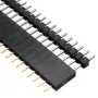 40 Pin 2.54mm Erkek Dişi SIL Soket Sıra Şerit PCB Konnektörü