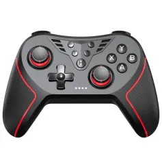 T43 Wireless bluetooth Gamepad with Hall Joystick Dual Motors Vibration Turbo Function for PS4/NS/Android/IOS/PC Controllers Support Macro Programming