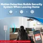 MOES Tuya ZigBee3.0 هەستەوەری ئامادەبوونی مرۆڤی زیرەک جوڵە هەستەوەری ڕووناکی هەستەوەری ڕووناکی دیزاینی وایەر ئاگاداری کاربەرنامە 5.8G هەستەوەری رادار