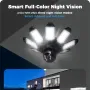 DIDSeth N39 4MP draadloze pan-tilt wifi IP-camera TUYA WiFi6 dual-band nachtzicht 5000LM buitenbewaking met led-verlichting en cloudopslag