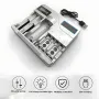 MS-5D889 18650 Battery Charger 7 Slots LCD Rechargeable Batteries Charging For 4.2V AA AAA 18650 26650 16340 Lithium Intelligent Charging