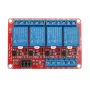 DC12V 4 Channel Level Trigger Optocoupler Relay Module Power Supply Module