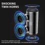 Cyboris S9 20W bluetooth Speaker Portable Speaker Dual 57mm Bass Diaphragm RGB Light TWS Hands-free Call IPX6 Waterproof Support AUX TF Card U Disk Outdoors Wireless Subwoofer