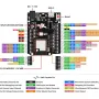 TSCINBUNY ZYZ0366 ESP32-S3 Основная плата на плате управления WiFi Bluetooth Материнская плата ESP32-S3-Plus Модульная плата разработки Комплект для обучения IOT