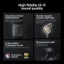 Vivo TWS4 bluetooth Earbuds Wireless ANC Earphone 55dB Noise Cancelling 3-Mic AI Call Noise Cancelling LDAC Hi-Res Audio Stereo 3D Surround Sound 45H Playback Low Delay Sports Headphone