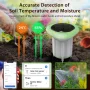 NEO Tuya Smart WiFi Soil Sensor Solar Powered Planting Temperature and Humidity Meter IP66 Wireless Soil Tester Turf Gardening