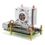 Ventola di raffreddamento CPU ICE Tower a basso profilo RGB Raspberry Pi 5, torre con alette in tubo di rame a forma di U orizzontale/verticale