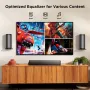 Hiwill D41 320W 4.1CH Soundbar Home Theater bluetooth Surround Sound System 2 Surround Speakers with 5.25 inch Wired Subwoofer 3D Surround Sound 3EQ Mode Dolby Audio Soundbar Home Theater
