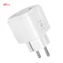 4Pcs CROSIKO BSD33EU 16A Zigbe3.0 Smart Socket EU Power Monitoring Timing Function Countdown Voice Remote Control Works with Alexa Google Assistant
