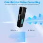 BOYA BOYALINK Wireless Lavalier Lapel Microphone HD Noise Cancelling 100M Wireless Tranmission Mini Mic for iPhone Android PC DSLR Camera Youtube Recording Vlog Phone