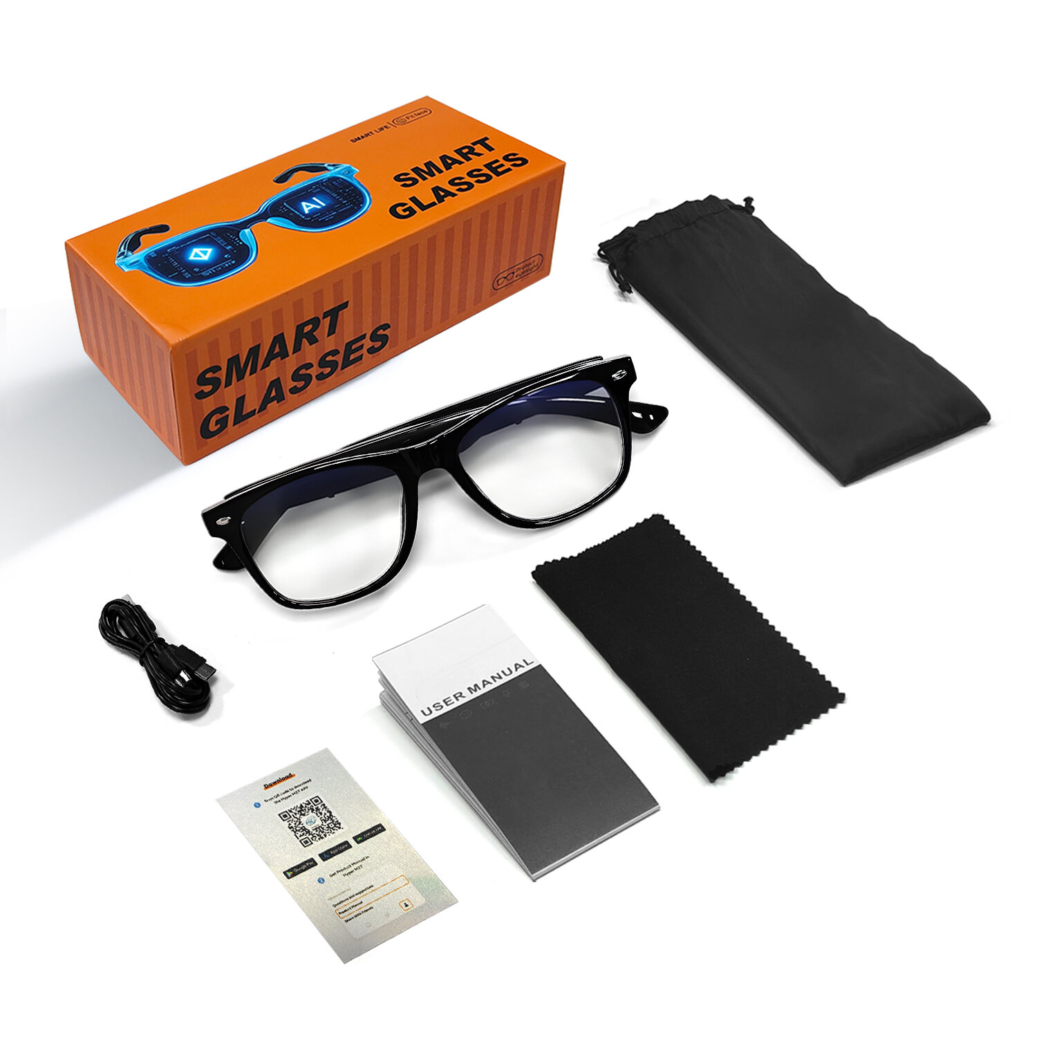 Black Frame-Anti Blue Light