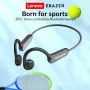 Lenovo ERAZER XF22 Bone Conduction Earbuds Sports Headset bluetooth 5.4 Earphone 16mm Moving Coil ACS Panoramic Sound 360° Flexible IP56 Waterproof Low Game Delay Neckband Headphones