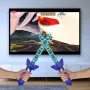 JYS JYS-NS2268 Switch2 Motion Controller Joy-Con Grip 12 Game Card Storage Ergonomic Design Tool-Free Installation Lightweight Gaming Accessories