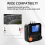 2 in 1 bluetooth V5.2 Transmitter Receiver 1.44 inch HD Screen 5 EQ Modes HiFi Music 3.5MM AUX RCA TF Wireless Adapter For PC TV Speakers