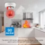 Tuya Wifi Smoke Sensor Fire Detection Alarm Smart Home Security Fire Protection Work with Alexa Google Home