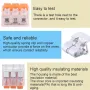 3x75pcs For 221 Electrical Connectors Wire Block Clamp Terminal Cable Reusable Mini Quick Home Wire Terminal Connector