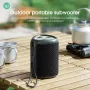 SOAIY S37 Portable Speaker bluetooth V5.4 Speaker Deep Bass 52mm Drivers RGB LIght TWS 1800mAh IP65 Waterproof Support AUX TF Playback Outdoors Wireless Speaker