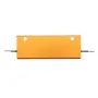RX24 100W 8R 8RJ Metal Aluminum Case High Power Resistor Golden Metal Shell Case Heatsink Resistance Resistor