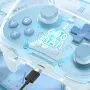 EasySMX T39 Dual Mode Gaming Controller with Hall Effect Joystick 4-Level Vibration 21H Playtime Wired bluetooth Gamepad for Nintendo Switch PC Steam Deck iOS Android with Macro Button 6-Axis Gyro Turbo Brust Function