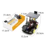 TSCINBUNY Solar ESP32-32 Camera Programming Education Robot Car IoT Ultrasonic Intelligent Programming Robot