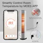 Tuya WiFi 16A Digital Thermostat Outlet EU Plug Touch Screen Timing Dual Temperature Controller Wireless APP Monitoring Voice Control Work with Alexa Google Home