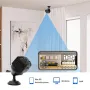X5 Mini Wifi IP Security Camera Wireless 1080P HD Micro Surveillance Cam Night Vision Motion Detection Remote APP Notifications Push Control Built-in AP Hotspot Camera Support Memory Card Loop Playback for Home Safety
