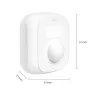 Tuya Wifi Zigbe Mini Sensor Body PIR Sensor With Light Sensor Scene Switch Function Smart Life App Support Alexa Google Home