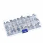 200PCS 15 Values 0.1UF-220UF In-line Electrolytic Capacitor Assortment Kit 10V 16V 25V 50V