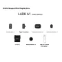 MOMA LARK A1 Wireless Lavalier Microphone 48kHz/24bit HD Noise Reduction 200m Transmission 3-Level Adjustable EQ 27H Battery Live Streaming Mic
