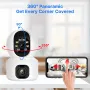 Hiseeu FH3C 2MP+2MP 1080P WiFi Baby Monitor PTZ 4MP Dual Lens Dual Screen Camera Indoor AI Tracking Motion Detection Video Surveillance Cameras Security Smart Home Alexa