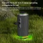 EBS-616 Portable bluetooth Speaker Dual 57mm Full-frequency Speakers RGB Light TWS 2000mAh TF Card Playback Outdoor Wireless Speakers with Lanyard