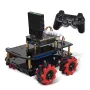4WD Smart Car Chassis Mecanum Wheel Tracking DIY Kit Omnidirectional Wheel Four-wheel Drive Robot Remote Control Car