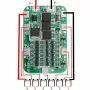 DC 24V 15A 6S PCB BMS Protection Board For Solar 18650 Li-ion Lithium Battery Module With Cell