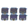 1.54 inch OLED Display LCD Screen Module Resolution 128*64 SPI/IIC Interface SSD1309 Driver