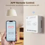 Tuya WiFi Smart 4 Channel RF Momentary Inching Relay Self-Lock Switch Module DIY WiFi Garage Door Controller Voice Control with Alexa Google Home