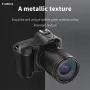 D5 6400 Megapixel HD WiFi Digital Video Camera 4K Dual Lens Professional Camcorder with 3inch IPS Display 16X Zoom DSLR Camera for Youtube Streaming Vlog Recorder