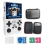 R36PRO Open Source Linux System Handheld Game Console with Dual Hall Joystick Built-in 18000 Games 3.5-Inch IPS Screen Portable Pocket Video Player 64GB Game Player